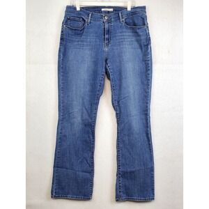 Levi's Curvy Bootcut Blue Denim Jeans Women's Size 33